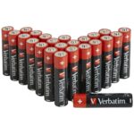 Verbatim Alkaline Battery AA LR6 24pcs 49505
