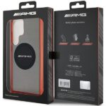 AMG AMHMS24L23HBCK S24 Ultra S928 black hardcase with Transparent Bicolor and MagSafe - imagine 8