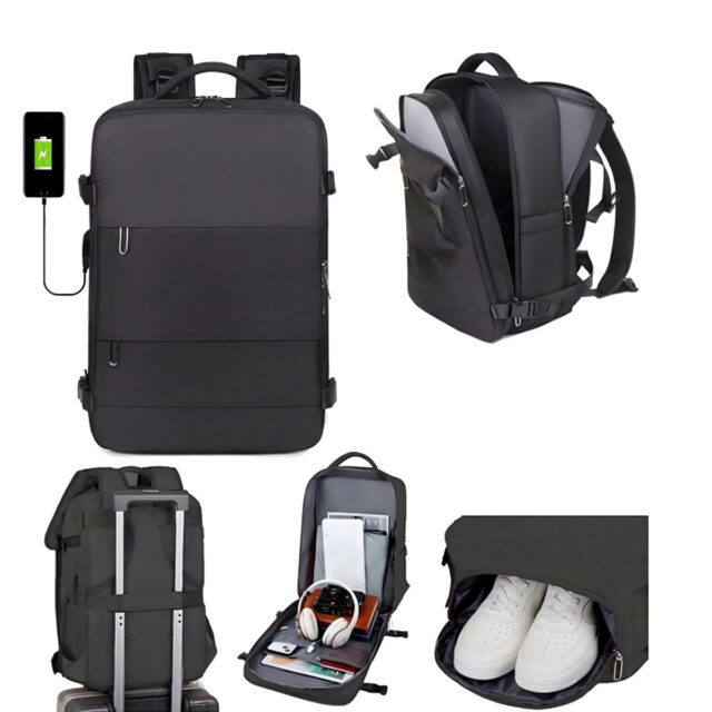 Extralink Backpack, 35L Universal Laptop Cabin Bag for Air Travel - imagine 8