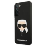 Karl Lagerfeld KLHCS22MSLKHBK S22+ S906 black hardcase Silicone Karl`s Head - imagine 2