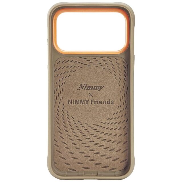 Case Nimmy Cool&Cute 2.0 Bear for iPhone  17 Pro Max beige - imagine 5