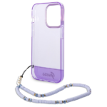 Guess GUHCP14XHGCOHU iPhone 14 Pro Max 6,7" purple hardcase Translucent Pearl Strap - imagine 6