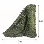 Black Forest Camouflage Netting, Military Garden Camouflage 3x6m Camo Cover - imagine 3