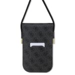 Guess Handbag GUOWBP4SNSK black 4G Metal Script Logo - imagine 2