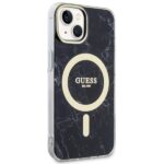 Guess GUHMP14MPCUMAK iPhone 14 Plus/ 15 Plus 6.7" black hardcase Marble MagSafe - imagine 4