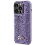 Guess GUHCP15LPSFDGSU iPhone 15 Pro 6.1"purple hardcase Sequin Script Metal - imagine 2