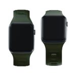 3MK Silicone Watch Strap Dark Green for Apple Watch 42/44/45/49mm - imagine 3