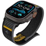 Band Spigen Athlex Air for Apple Watch6/7/8/9/10/11/SE/SE 3/Ultra1/2/3(44/45/46/49mm) black - imagine 9