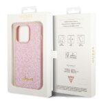 Guess GUHCP14LHGGSHP iPhone 14 Pro 6,1" pink hard case Glitter Script - imagine 8