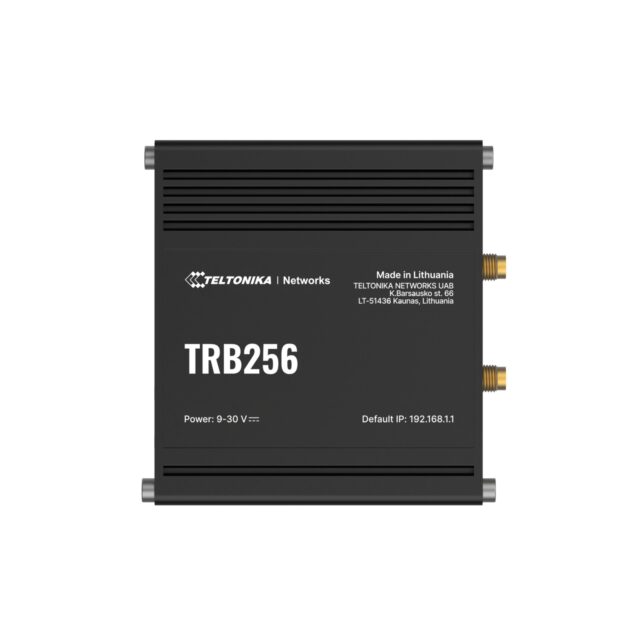 Teltonika TRB256 | NB-IoT gateway | 4G LTE, 1x RJ45 100Mb/s, RS232, RS485 - imagine 3