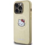 Hello Kitty HKHMP14LPGHCKD iPhone 14 Pro 6.1" gold hardcase Leather Kitty Head MagSafe - imagine 2
