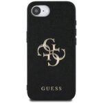 Case Guess Grained Big 4G Logo Small Classic Logo for iPhone 16e black - imagine 3