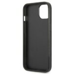 Guess GUHCP13MPS4MK iPhone 13 / 14 / 15 6,1" black hardcase Saffiano 4G Small Metal Logo - imagine 7