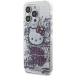 Hello Kitty HKHCP14LHDGPHT iPhone 14 Pro 6.1" white hardcase IML Kitty On Bricks Graffiti - imagine 2