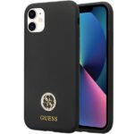 Guess GUHCN614DGPK iPhone 11 / Xr 6.1" black hardcase Silicone Logo Strass 4G