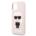 Karl Lagerfeld KLHCN61SLFKPI iPhone 11 6,1" / Xr hardcase light pink Silicone Iconic - imagine 3