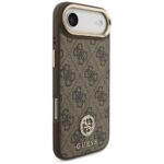 Case Guess 4G Strass Logo MagSafe for iPhone Air brown - imagine 4