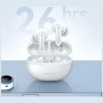 USAMS Bluetooth 5.3 Headphones TWSX-Don Series Dual mic ENC wireless white/white BHUXD02 - imagine 6