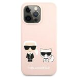 Karl Lagerfeld KLHCP13LSSKCI iPhone 13 Pro / 13  6,1" hardcase light pink Silicone Karl - imagine 3