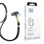 3MK EasyClip Elite Black (gold) Phone Lanyard