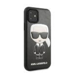 Karl Lagerfeld KLHCN61IKPUBK iPhone 11 6,1" / Xr hardcase black Ikonic Karl Fullbody - imagine 3