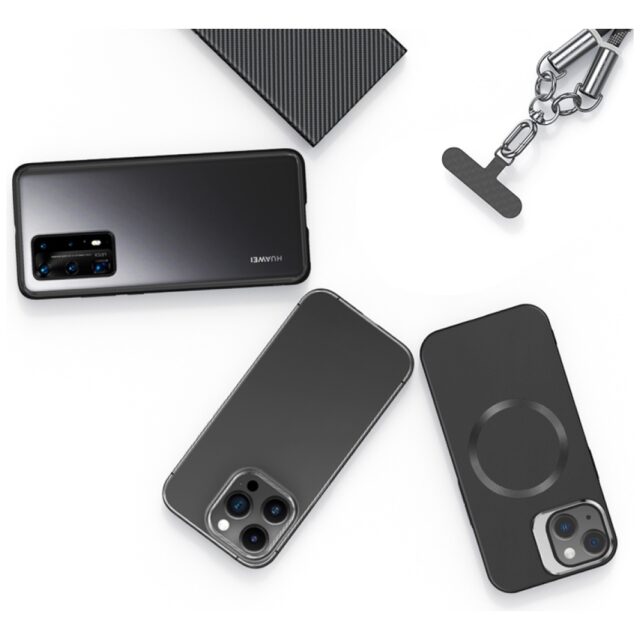 Usams SJ745 60W USB-C to USB-C 1.2m Black Phone Lanyard with Charging Cable - imagine 3