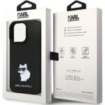 Karl Lagerfeld KLHCP14LSMHCNPK iPhone 14 Pro 6.1" black hardcase Silicone C Metal Pin - imagine 8