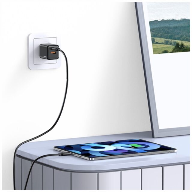 Cable USAMS KY Series US-SJ692 30W USB-C to Lightning 1m white - imagine 5