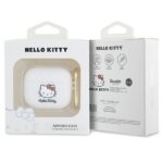Hello Kitty HKA33DKHSH AirPods 3 Cover White Silicone 3D Kitty Head - imagine 3