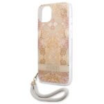 Guess GUHCP13SHFLSD iPhone 13 mini 5,4" gold hardcase Flower Strap - imagine 6