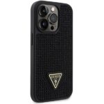 Guess GUHCP14LHDGTPK iPhone 14 Pro 6.1" black hardcase Rhinestone Triangle - imagine 4