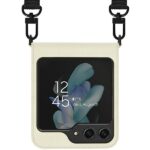 Araree Canvas Diary Case Sam Z Flip5 F731 ivory AR10-01778B