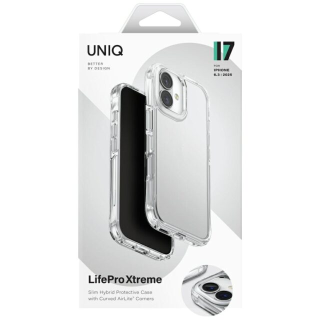 UNIQ Lifepro Xtreme Case for iPhone 17 Transparent - imagine 5