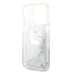 Karl Lagerfeld KLHCP14LLNCHCS iPhone 14 Pro 6,1" silver hardcase Glitter Choupette Head - imagine 7