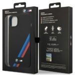Case BMW BMHCP14M22SOTK iPhone 14 Plus / 15 Plus 6.7" black/black Silicone Slanted Sttripes - imagine 8