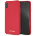 Guess GUHCI61LSGLRE iPhone Xr red hard case Silicone