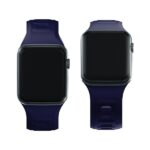 3MK Silicone Watch Strap oceanblue for Apple Watch 42/44/45/49mm - imagine 3