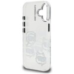 Case Karl Lagerfeld IML Multi K&C Head   Pattern for iPhone 16 transparent - imagine 7