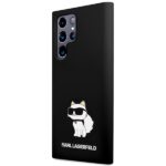 Karl Lagerfeld KLHCS23LSNCHBCK S23 Ultra S918 hardcase black Silicone Choupette - imagine 2