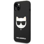 Karl Lagerfeld KLHMP14MSLCHBK iPhone 14 Plus / 15 Plus 6,7" hardcase black Silicone Choupette - imagine 2