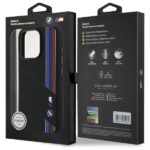BMW BMHMP16L23SCUK iPhone 16 Pro 6.3" black hardcase Silicone Cut Tricolor Lines MagSafe - imagine 8