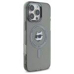 Karl Lagerfeld KLHMP16XHLSCHK iPhone16 Pro Max 6.9" black hardcase IML Metal Choupette Head M - imagine 4