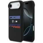 BMW M Silicon Horizontal Line MagSafe Case for iPhone Air Black