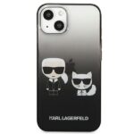 Karl Lagerfeld KLHCP13MTGKCK iPhone 13 / 14 / 156,1" hardcase black Gradient Ikonik Karl & Choupette - imagine 3