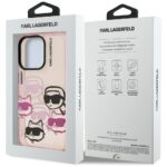 Case Karl Lagerfeld IML Multi K&C Head Pattern for iPhone 16 Pro Max pink - imagine 8