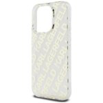 Karl Lagerfeld KLHCP15LHKFOEMD iPhone 15 Pro 6.1" gold hardcase IML Fullover  Logo - imagine 6