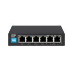Extralink KRIOS | PoE Switch | 4x Gigabit PoE/PoE+, 2x RJ45 Uplink Gigabit, 60W - imagine 2
