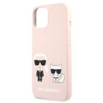 Karl Lagerfeld KLHCP13SSSKCI iPhone 13 mini 5,4" hardcase light pink Silicone Karl & Cho - imagine 6