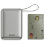 PowerBank 4in1 Bazic Fusion Mini 20000mAh cable USB-C/Lightning grey - imagine 2