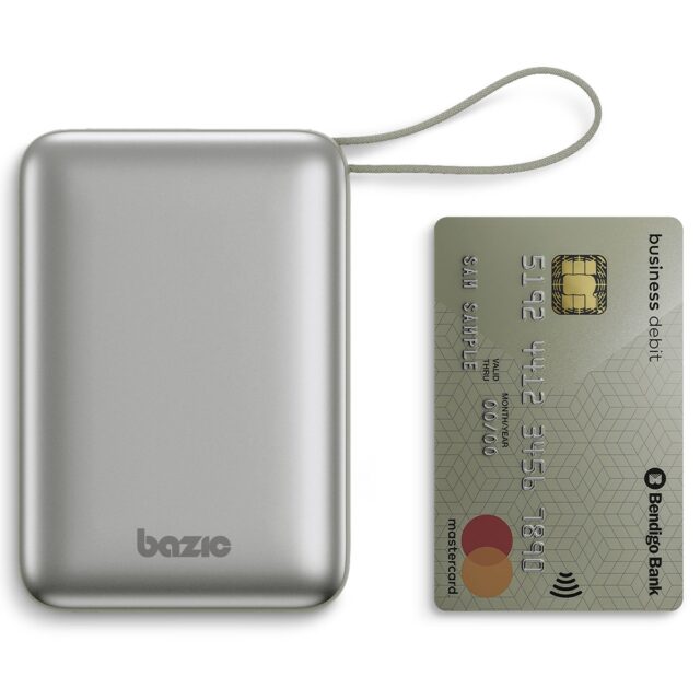 PowerBank 4in1 Bazic Fusion Mini 20000mAh cable USB-C/Lightning grey - imagine 2